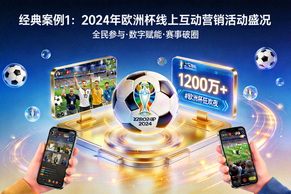 经典案例1封面 - 2024年欧洲杯线上互动营销活动盛况